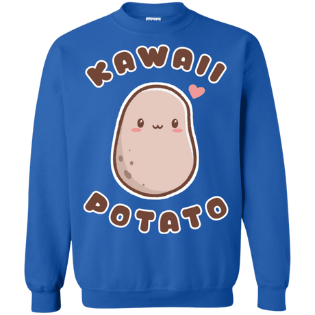 Sweatshirts Royal / S Kawaii Potato Crewneck Sweatshirt