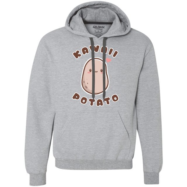 Sweatshirts Sport Grey / S Kawaii Potato Premium Fleece Hoodie