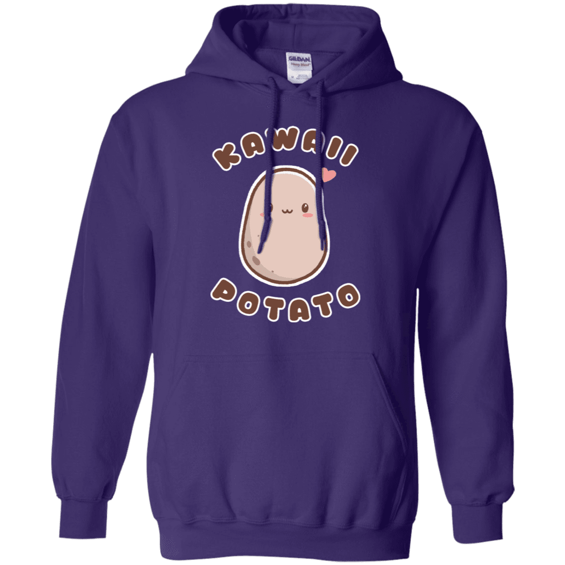 Sweatshirts Purple / S Kawaii Potato Pullover Hoodie