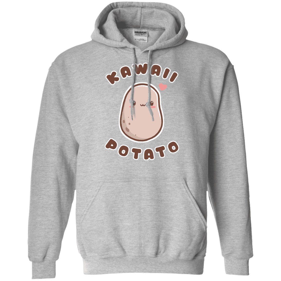 Sweatshirts Sport Grey / S Kawaii Potato Pullover Hoodie