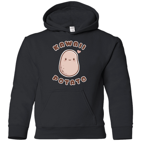 Sweatshirts Black / YS Kawaii Potato Youth Hoodie