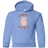 Sweatshirts Carolina Blue / YS Kawaii Potato Youth Hoodie