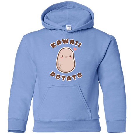 Sweatshirts Carolina Blue / YS Kawaii Potato Youth Hoodie