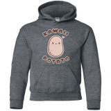 Sweatshirts Dark Heather / YS Kawaii Potato Youth Hoodie