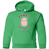 Sweatshirts Irish Green / YS Kawaii Potato Youth Hoodie