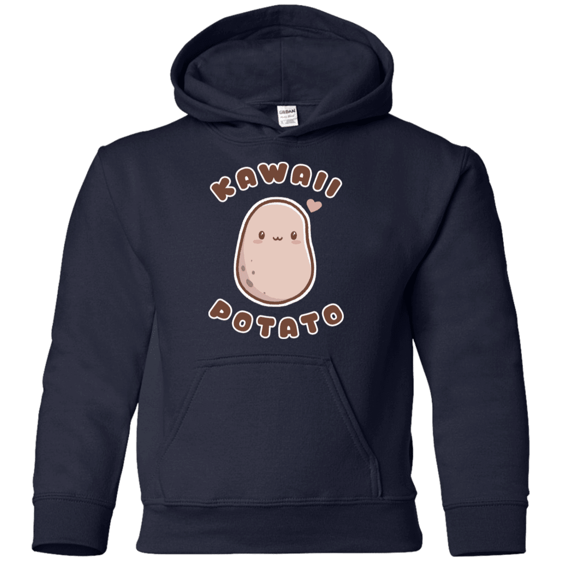 Sweatshirts Navy / YS Kawaii Potato Youth Hoodie