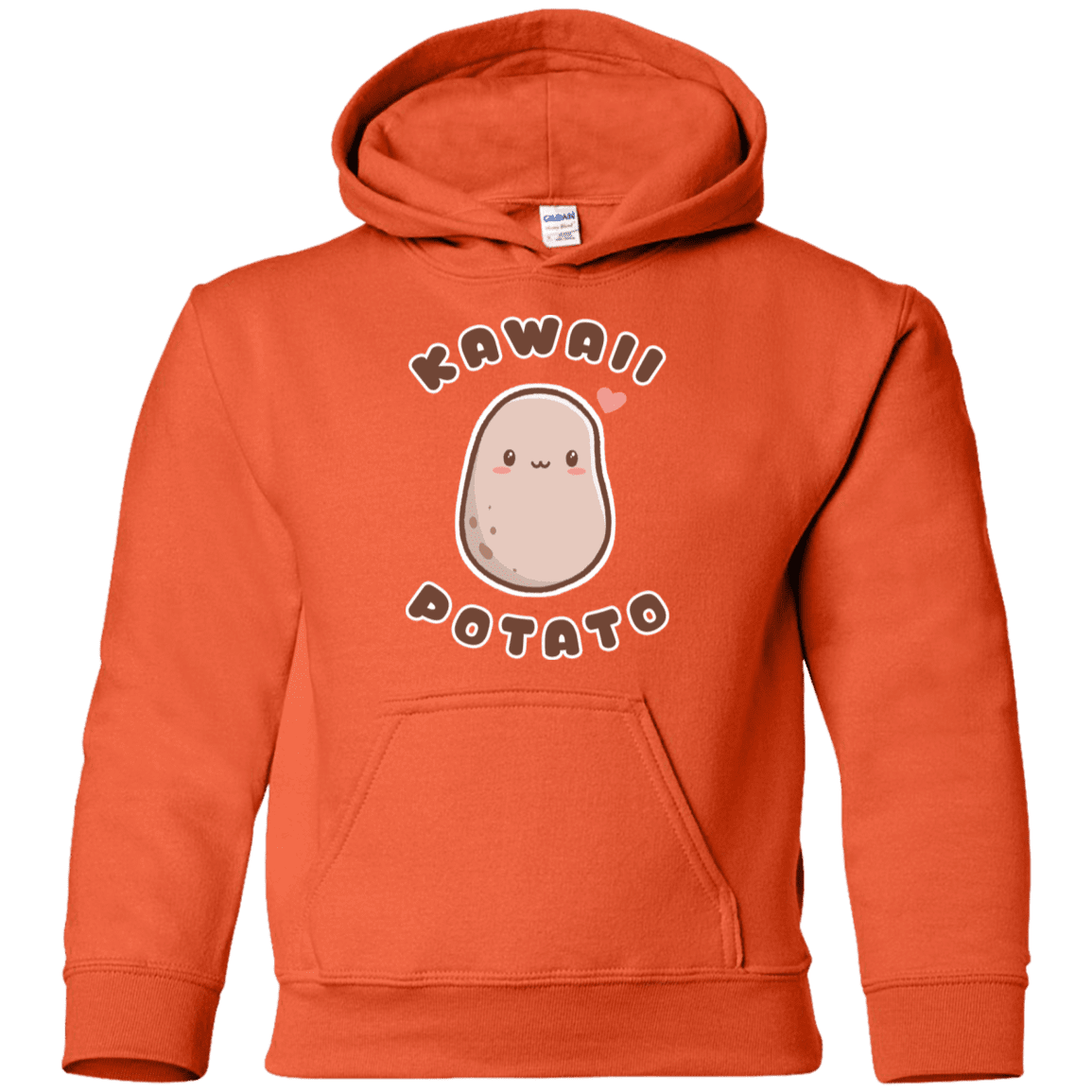 Sweatshirts Orange / YS Kawaii Potato Youth Hoodie