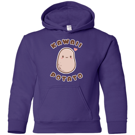 Sweatshirts Purple / YS Kawaii Potato Youth Hoodie