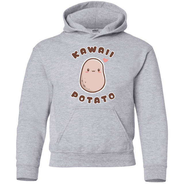 Sweatshirts Sport Grey / YS Kawaii Potato Youth Hoodie