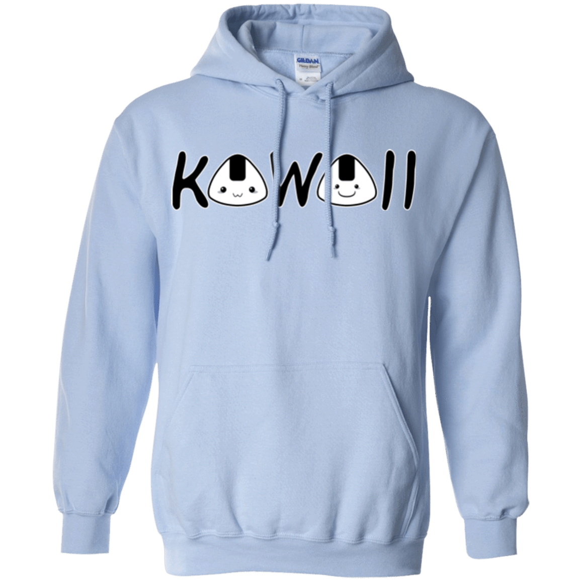 Sweatshirts Light Blue / Small Kawaii Pullover Hoodie