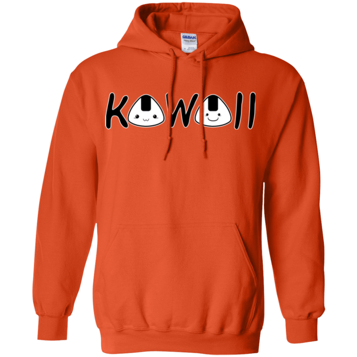 Sweatshirts Orange / Small Kawaii Pullover Hoodie