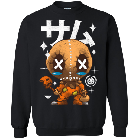 Sweatshirts Black / Small Kawaii Pumpkin Crewneck Sweatshirt