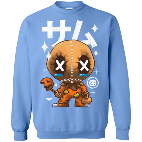 Sweatshirts Carolina Blue / Small Kawaii Pumpkin Crewneck Sweatshirt