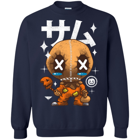 Sweatshirts Navy / Small Kawaii Pumpkin Crewneck Sweatshirt