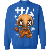 Sweatshirts Royal / Small Kawaii Pumpkin Crewneck Sweatshirt