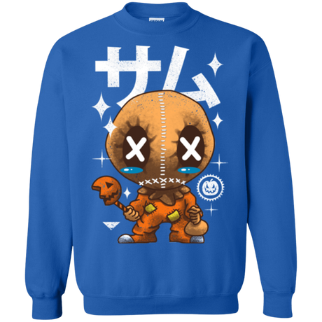 Sweatshirts Royal / Small Kawaii Pumpkin Crewneck Sweatshirt