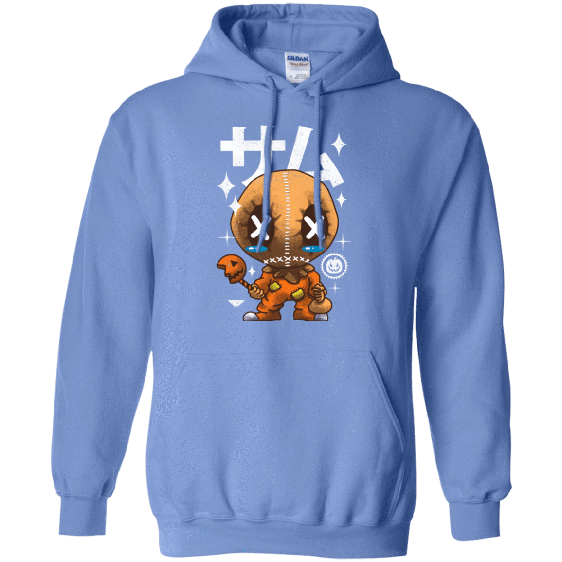 Sweatshirts Carolina Blue / Small Kawaii Pumpkin Pullover Hoodie