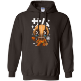 Sweatshirts Dark Chocolate / Small Kawaii Pumpkin Pullover Hoodie