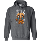 Sweatshirts Dark Heather / Small Kawaii Pumpkin Pullover Hoodie