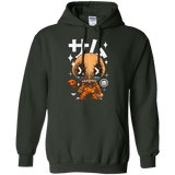 Sweatshirts Forest Green / Small Kawaii Pumpkin Pullover Hoodie