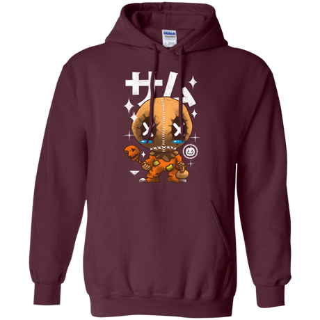 Sweatshirts Maroon / Small Kawaii Pumpkin Pullover Hoodie