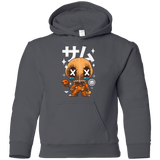 Sweatshirts Charcoal / YS Kawaii Pumpkin Youth Hoodie