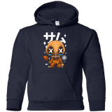 Sweatshirts Navy / YS Kawaii Pumpkin Youth Hoodie