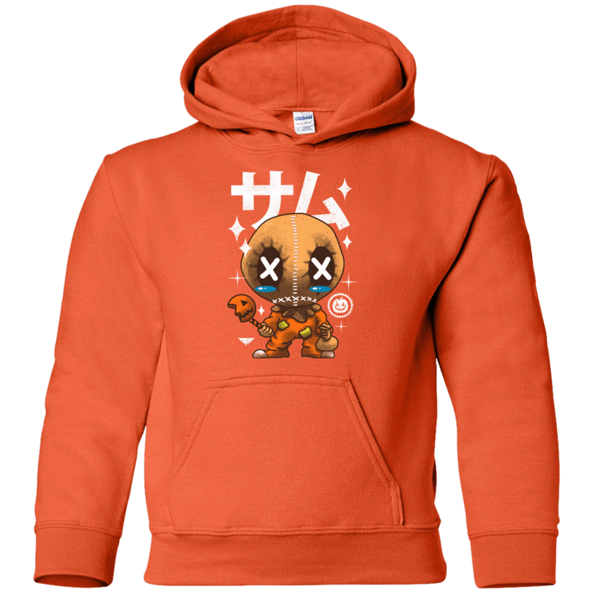 Sweatshirts Orange / YS Kawaii Pumpkin Youth Hoodie