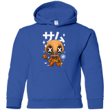 Sweatshirts Royal / YS Kawaii Pumpkin Youth Hoodie