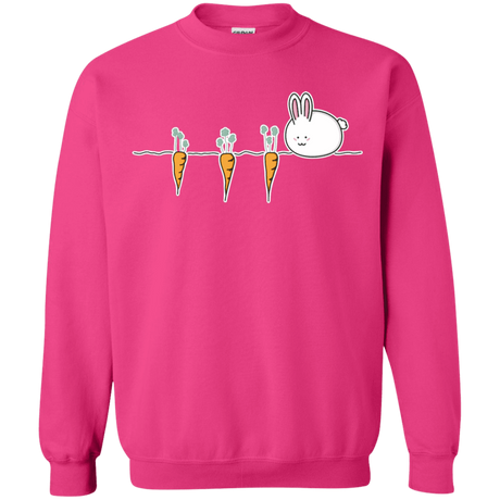 Sweatshirts Heliconia / S Kawaii Rabbit and Carrots Crewneck Sweatshirt