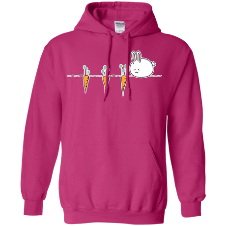 Sweatshirts Heliconia / S Kawaii Rabbit and Carrots Pullover Hoodie