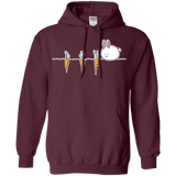 Sweatshirts Maroon / S Kawaii Rabbit and Carrots Pullover Hoodie