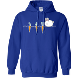 Sweatshirts Royal / S Kawaii Rabbit and Carrots Pullover Hoodie