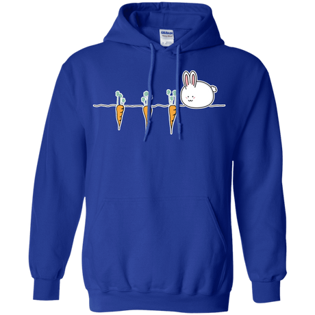 Sweatshirts Royal / S Kawaii Rabbit and Carrots Pullover Hoodie