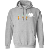 Sweatshirts Sport Grey / S Kawaii Rabbit and Carrots Pullover Hoodie