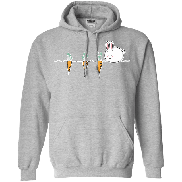 Sweatshirts Sport Grey / S Kawaii Rabbit and Carrots Pullover Hoodie