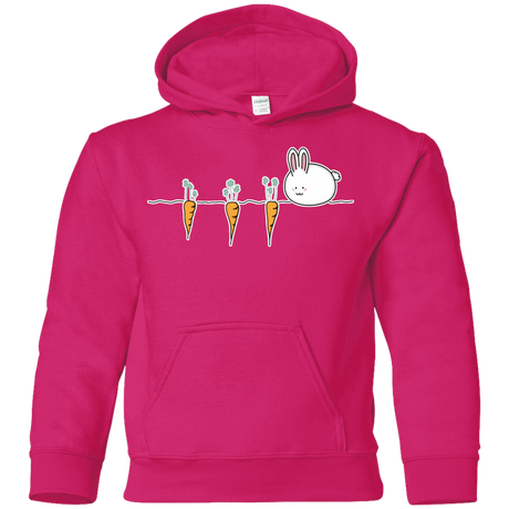 Sweatshirts Heliconia / YS Kawaii Rabbit and Carrots Youth Hoodie