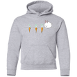 Sweatshirts Sport Grey / YS Kawaii Rabbit and Carrots Youth Hoodie