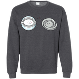 Sweatshirts Dark Heather / S Kawaii Timeless Mothership and Lifeboat Crewneck Sweatshirt