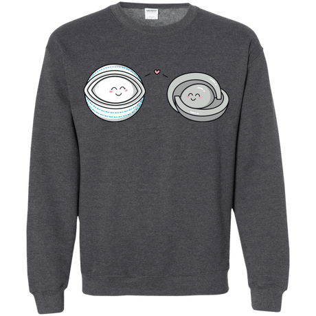 Sweatshirts Dark Heather / S Kawaii Timeless Mothership and Lifeboat Crewneck Sweatshirt