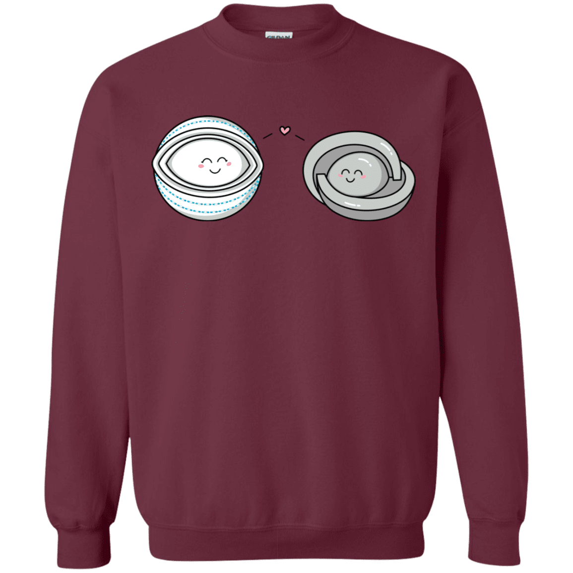 Sweatshirts Maroon / S Kawaii Timeless Mothership and Lifeboat Crewneck Sweatshirt