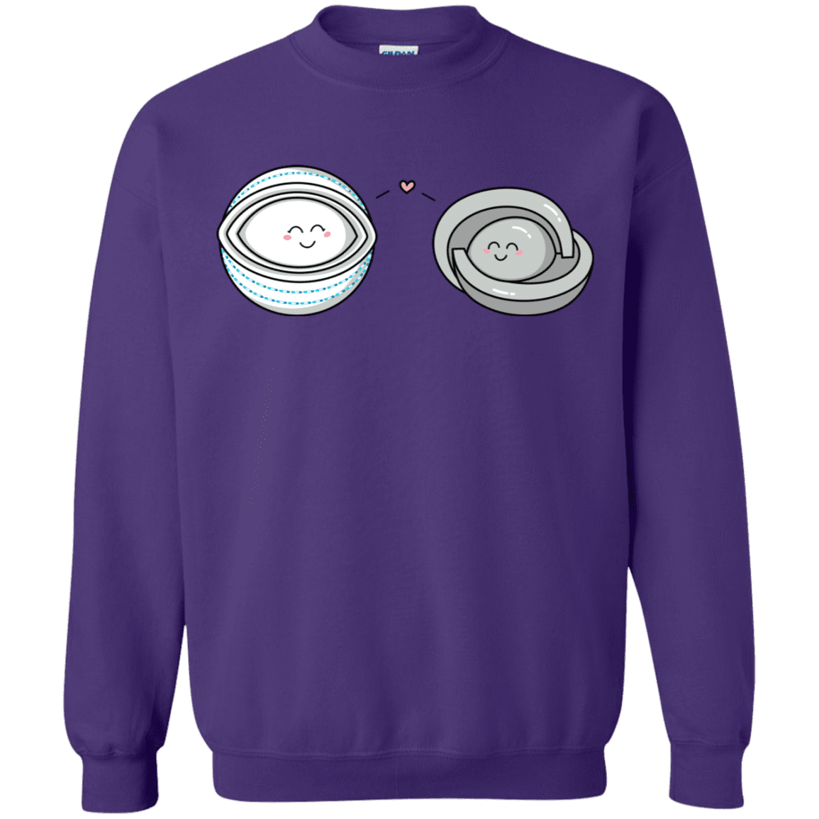 Sweatshirts Purple / S Kawaii Timeless Mothership and Lifeboat Crewneck Sweatshirt