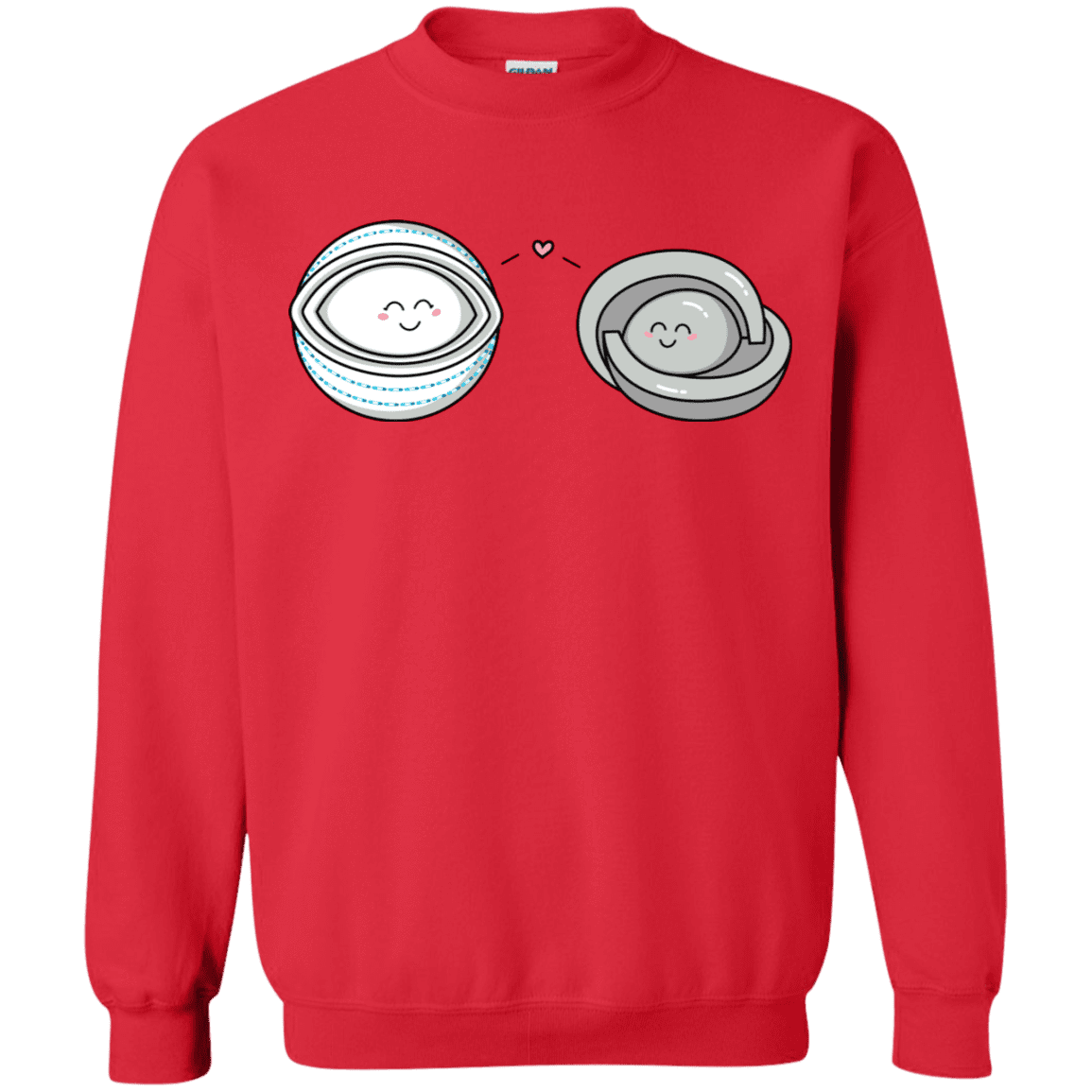 Sweatshirts Red / S Kawaii Timeless Mothership and Lifeboat Crewneck Sweatshirt