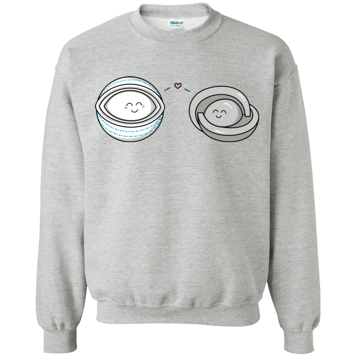 Sweatshirts Sport Grey / S Kawaii Timeless Mothership and Lifeboat Crewneck Sweatshirt