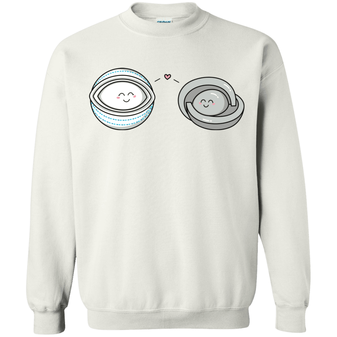 Sweatshirts White / S Kawaii Timeless Mothership and Lifeboat Crewneck Sweatshirt