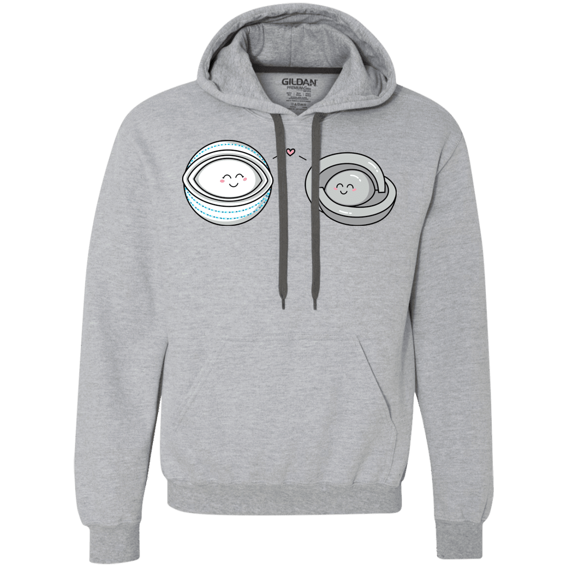 Sweatshirts Sport Grey / S Kawaii Timeless Mothership and Lifeboat Premium Fleece Hoodie