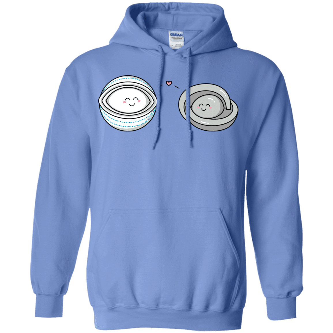 Sweatshirts Carolina Blue / S Kawaii Timeless Mothership and Lifeboat Pullover Hoodie