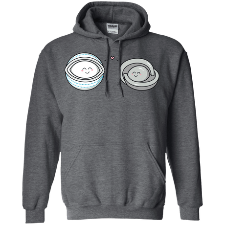 Sweatshirts Dark Heather / S Kawaii Timeless Mothership and Lifeboat Pullover Hoodie