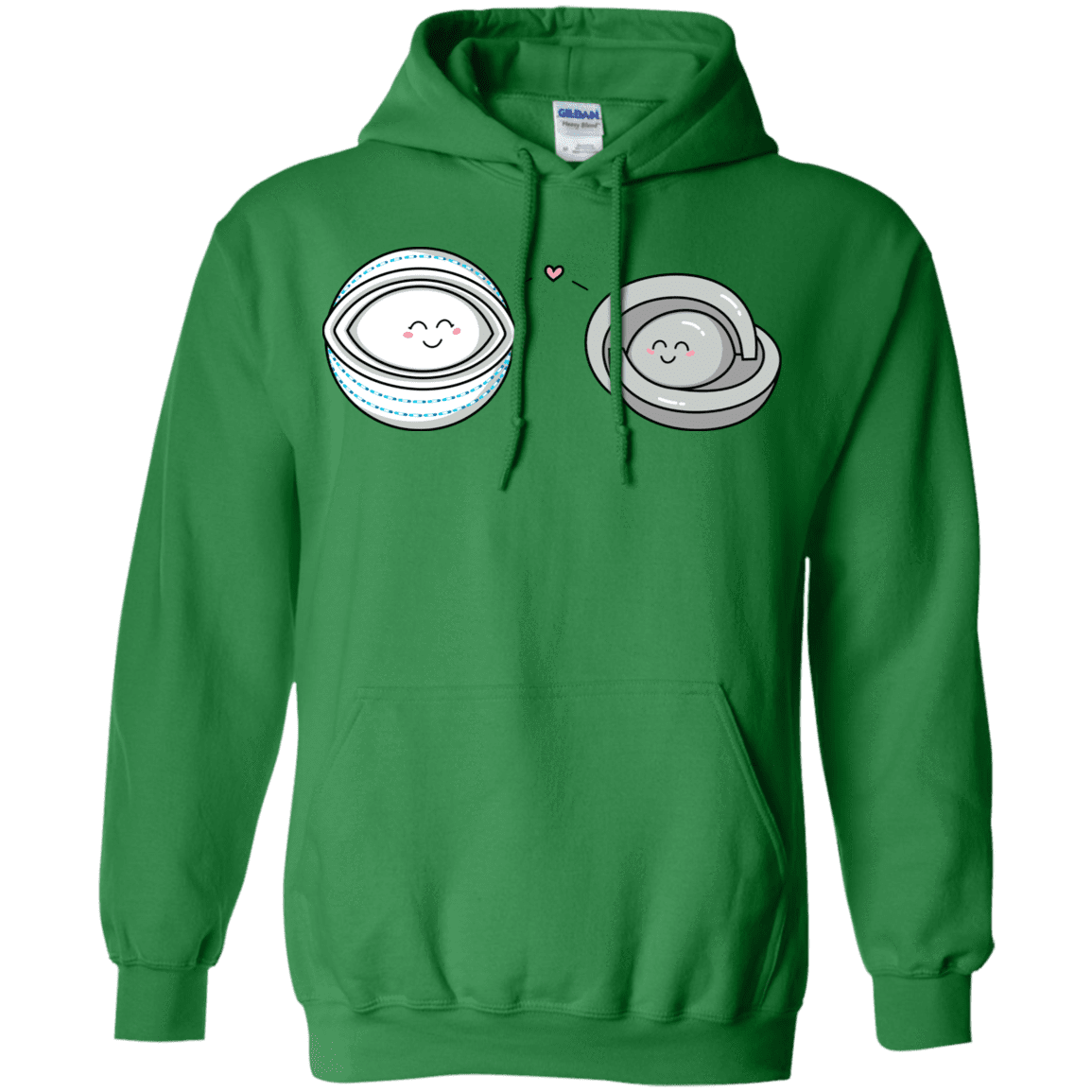 Sweatshirts Irish Green / S Kawaii Timeless Mothership and Lifeboat Pullover Hoodie