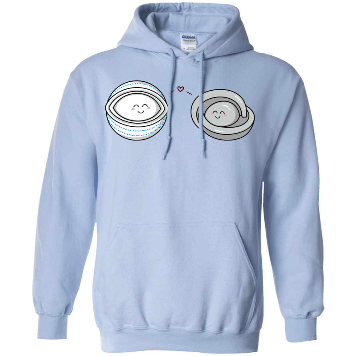 Sweatshirts Light Blue / S Kawaii Timeless Mothership and Lifeboat Pullover Hoodie